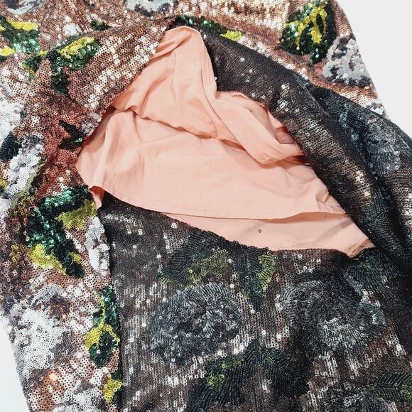 House of Harlow 1960 x REVOLVE Nicoleta Dress in Rose Gold Floral Small - Picture 5 of 14